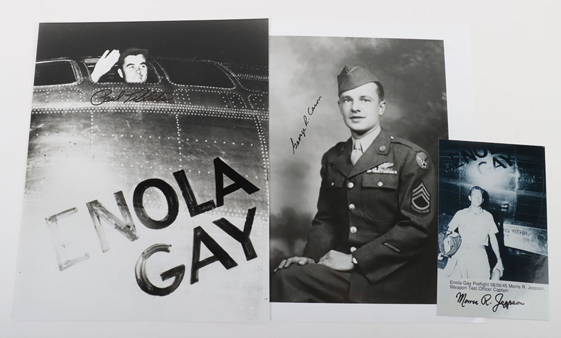 Paul Tibbetts signed photograph