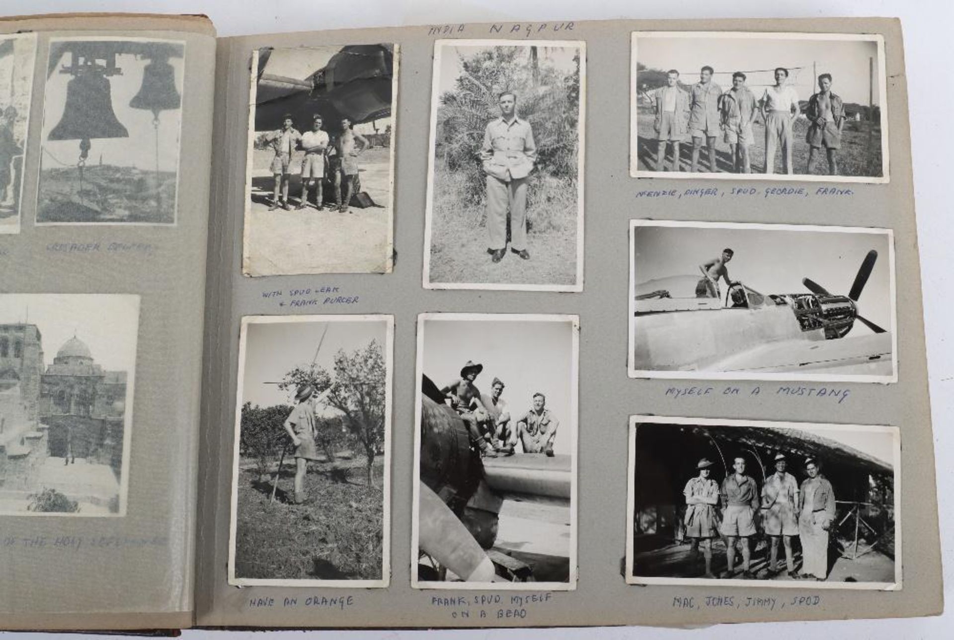 WW2 Photograph Album Likely RAF Ground Crew Member - Bild 3 aus 12