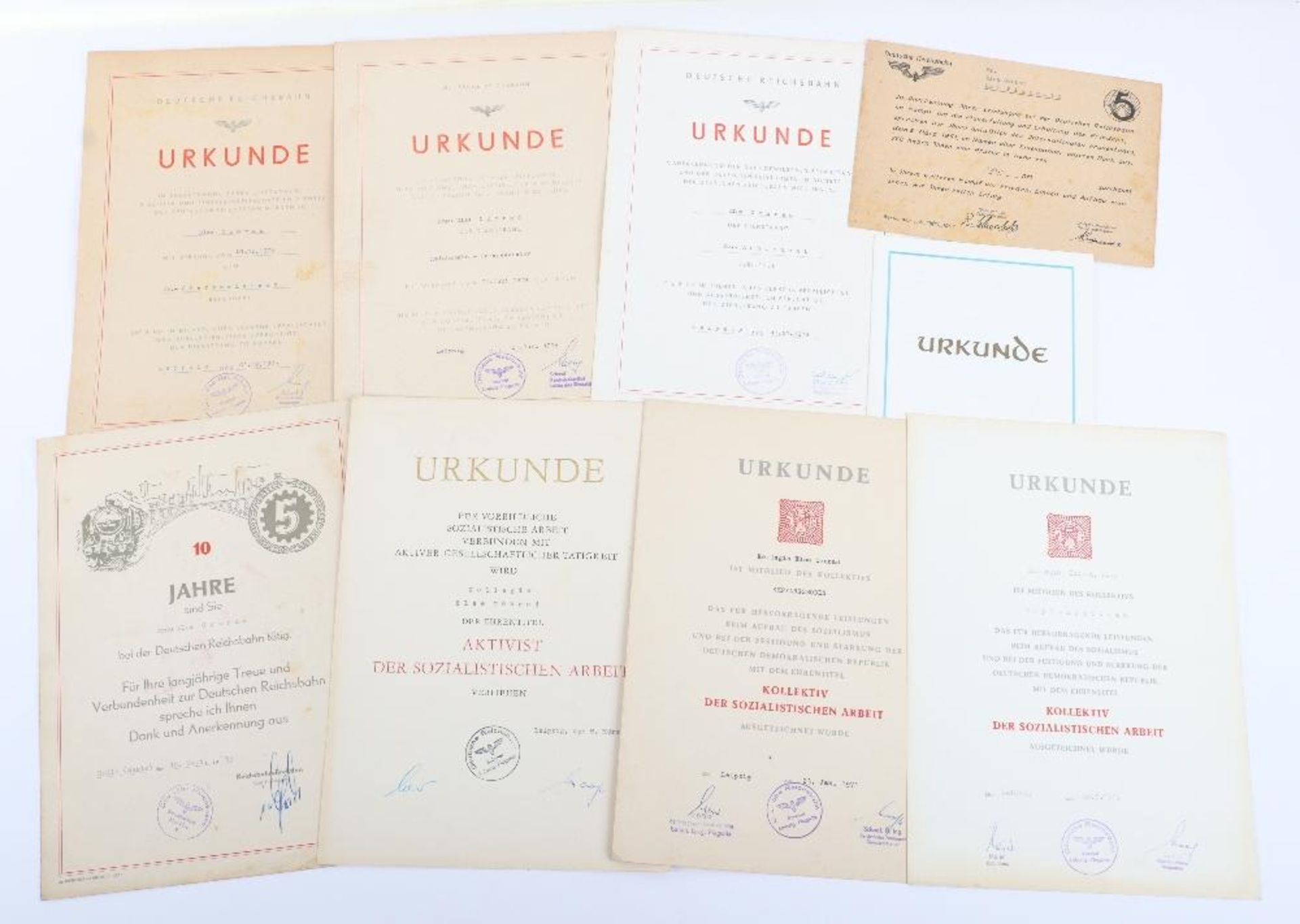 Large and Interesting Collection of East German (DDR) Awards - Bild 3 aus 15