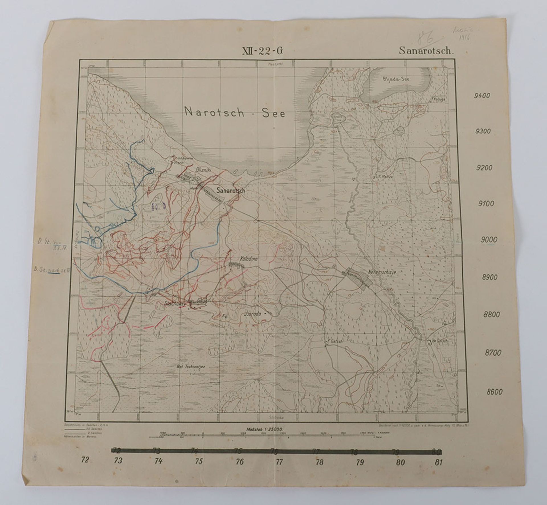 Trench Maps World War One. - Bild 3 aus 5