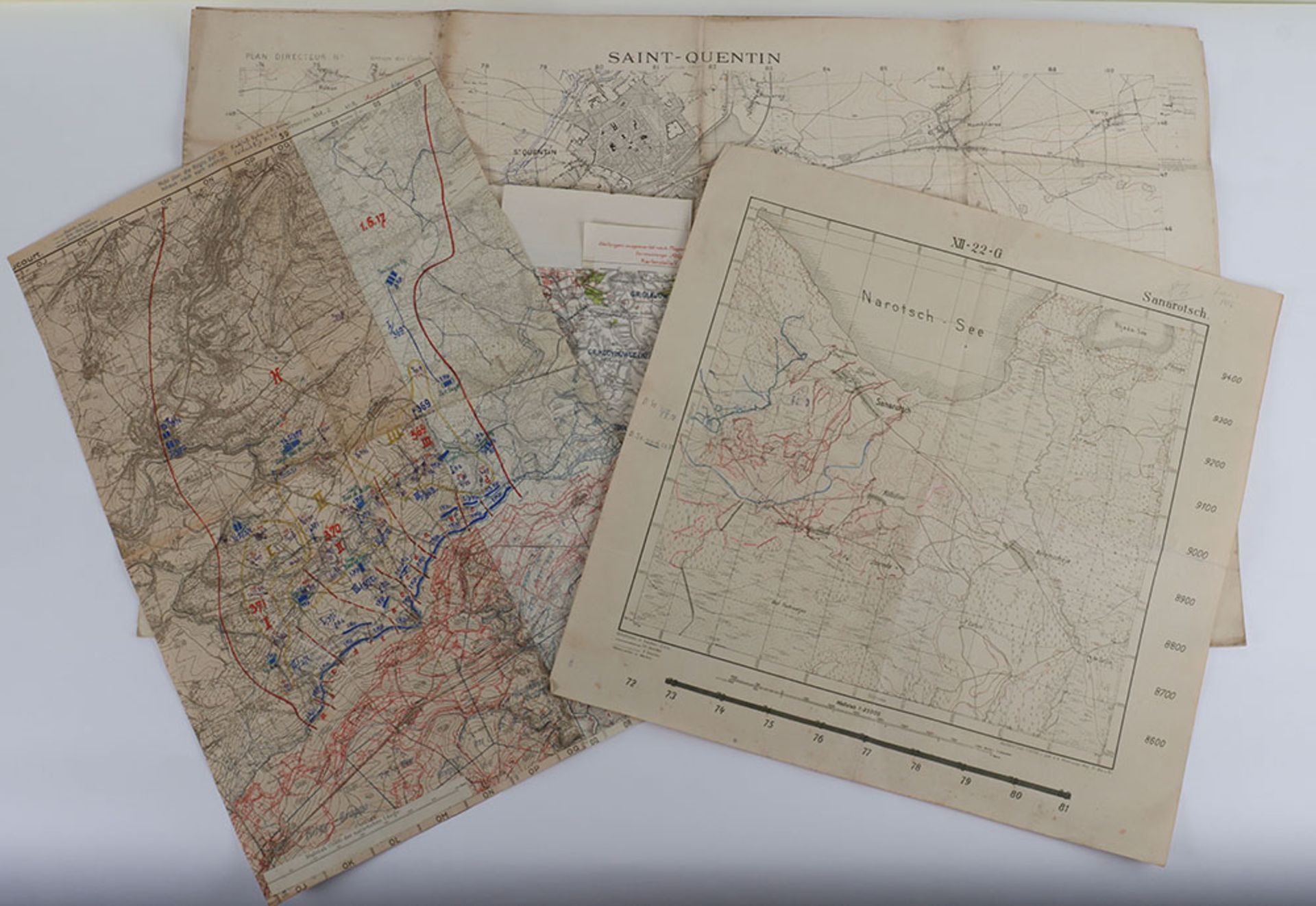 Trench Maps World War One.
