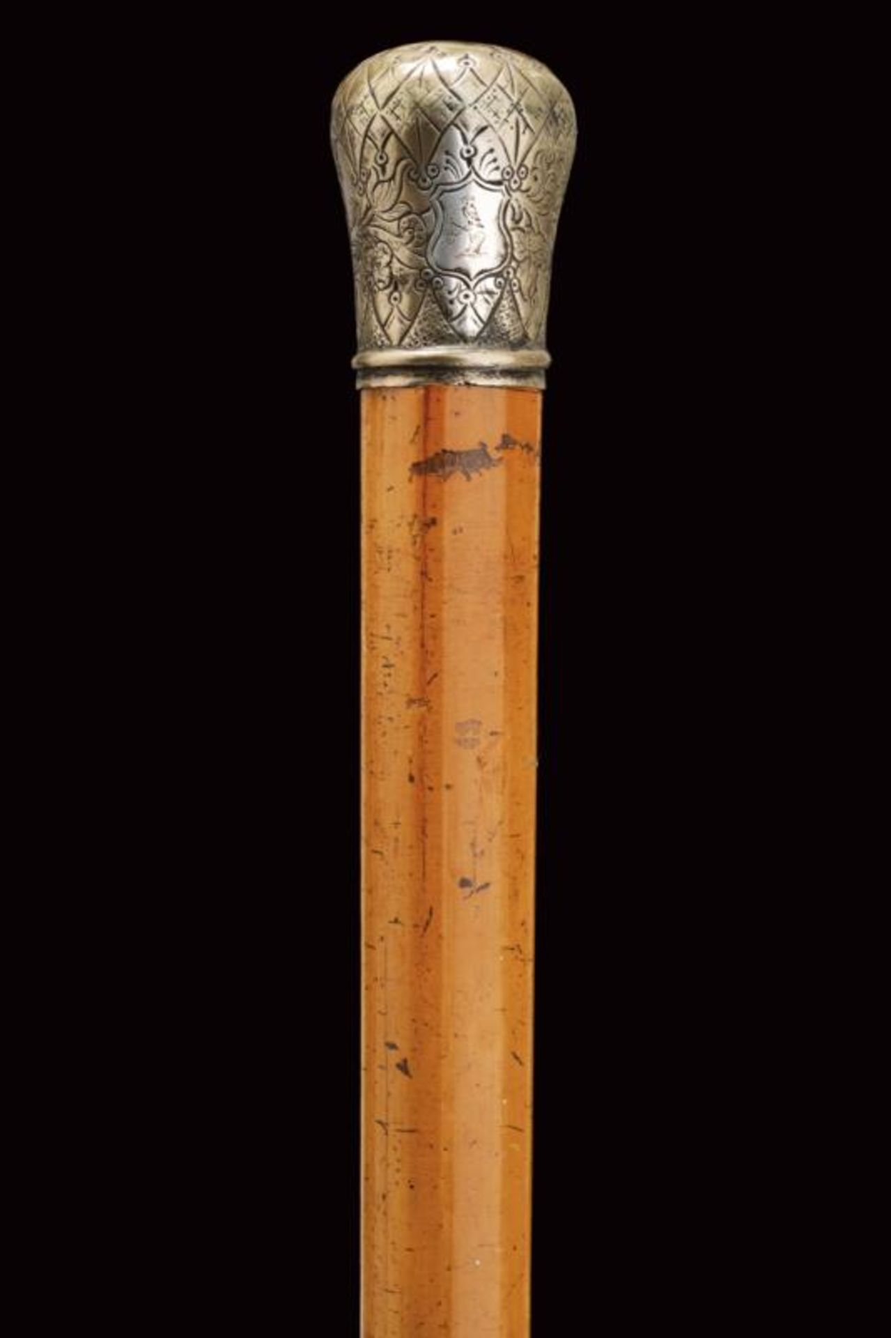 An interesting walking stick with pencil and seal - Image 9 of 11