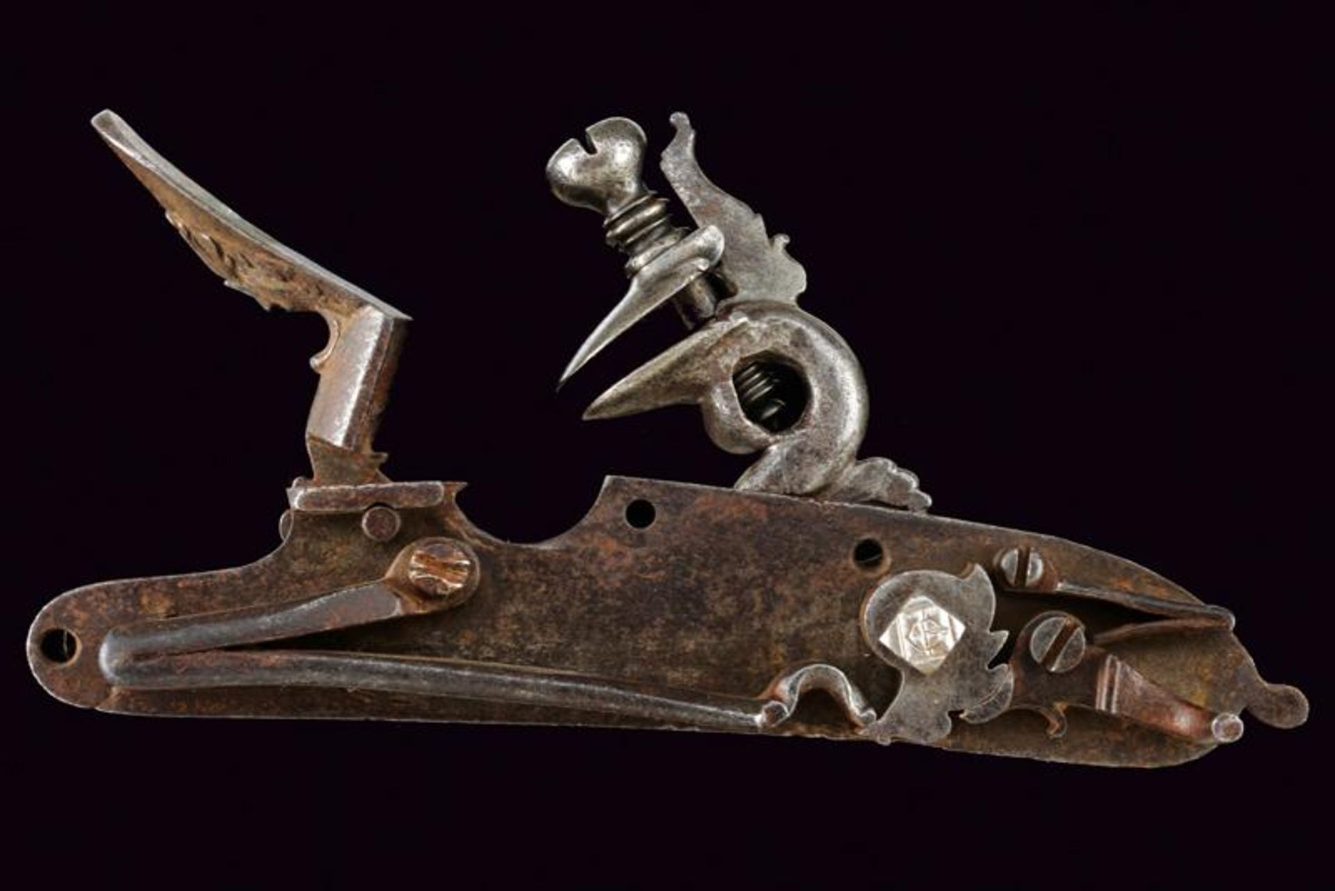 A signed and carved flintlock - Bild 5 aus 5