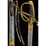 A cavalry officer's sabre with high quality blade