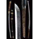 A fine officer's katana (shin-gunto)