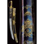 An exceptional sabre of an important hussar's officer, Louis XVI era