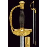 A senior officer's sword