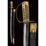 An infantry officer's sabre with turning hilt