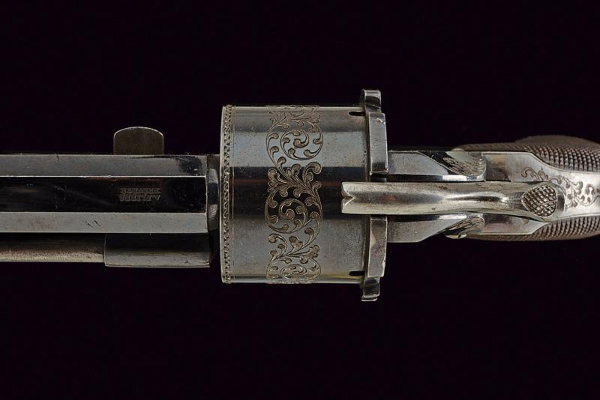 A rare and fine pinfire revolver by Pliers - Image 3 of 5