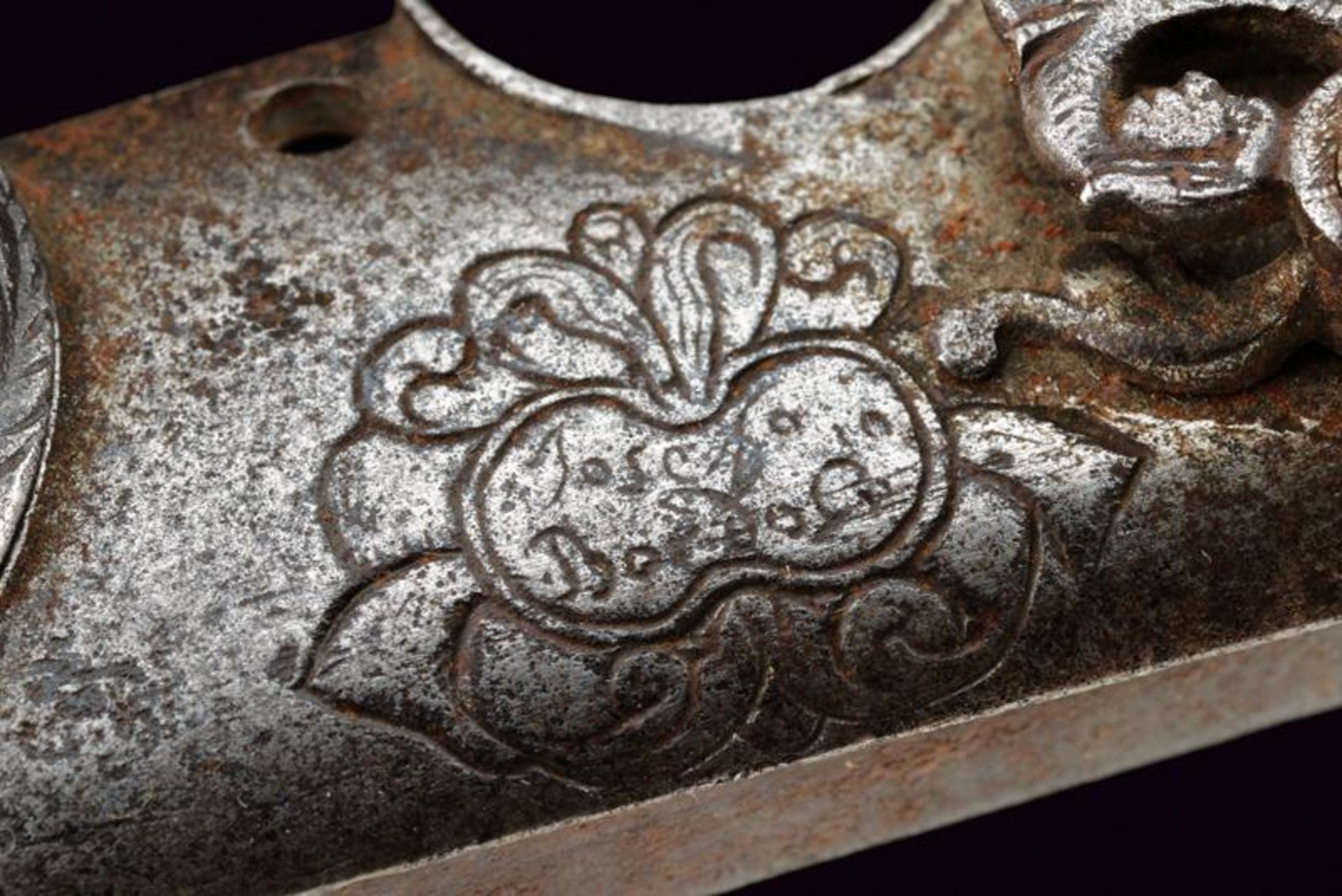 A signed and carved flintlock - Bild 2 aus 5