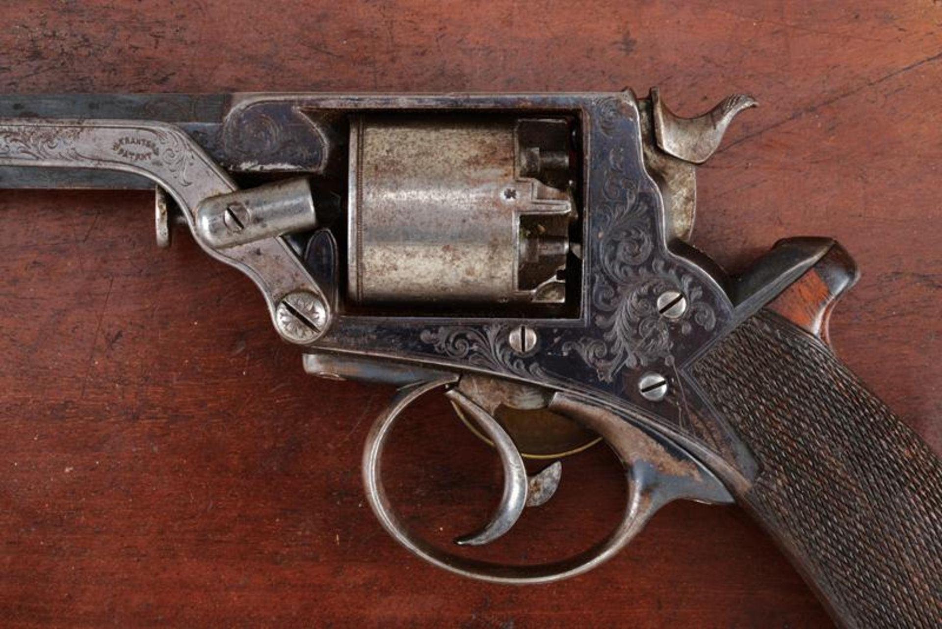 A cased Tranter percussion revolver - Image 5 of 6