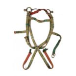 A snaffle with rare bridle and breast collar