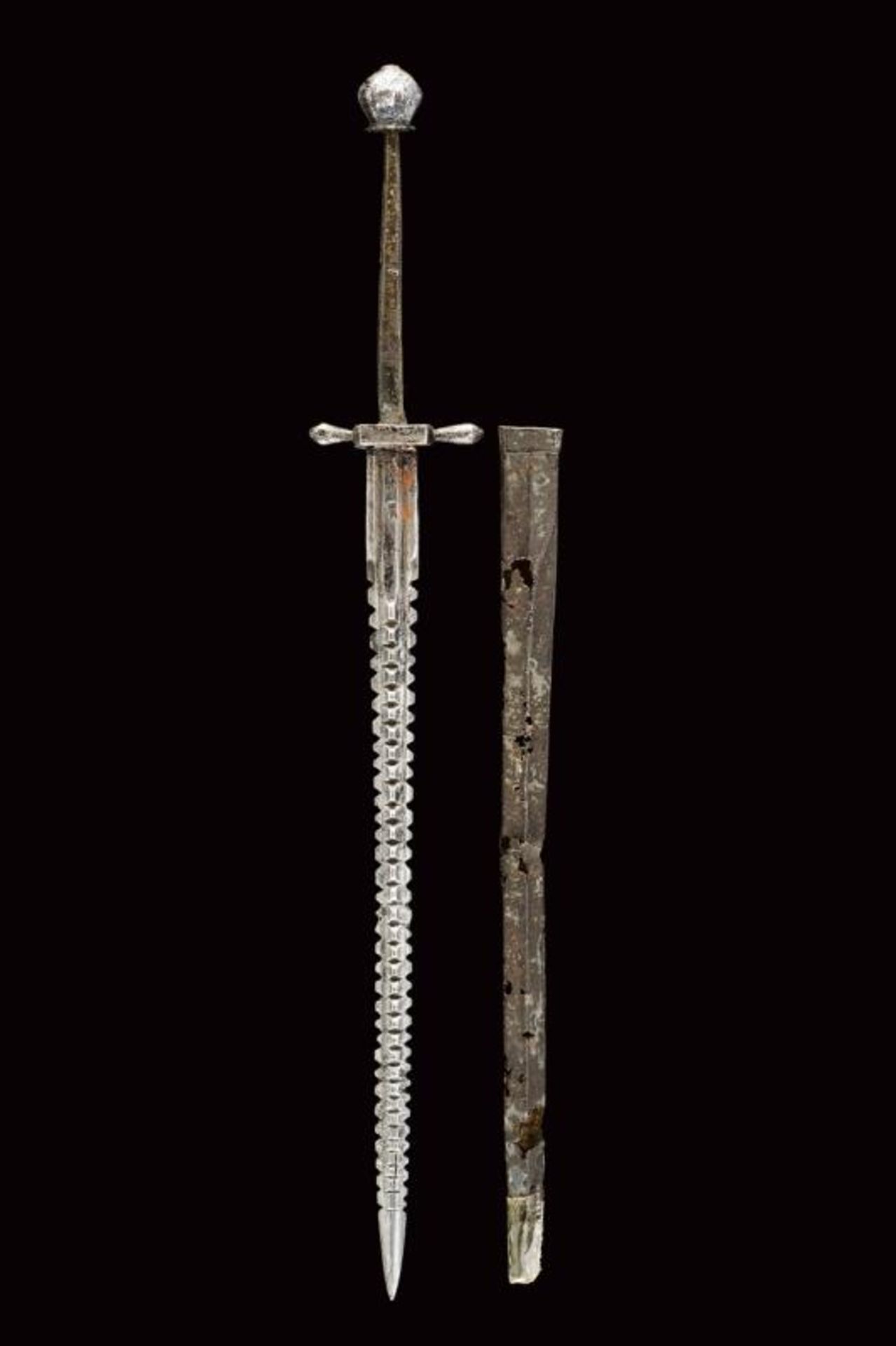 A dagger with scabbard