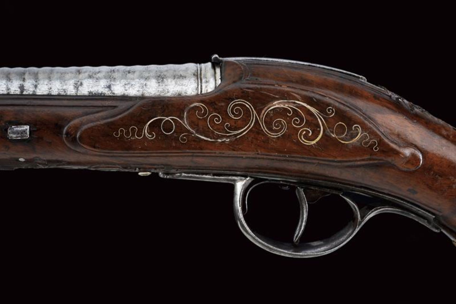 A very rare flintlock pistol with inner mechanism - Bild 3 aus 12