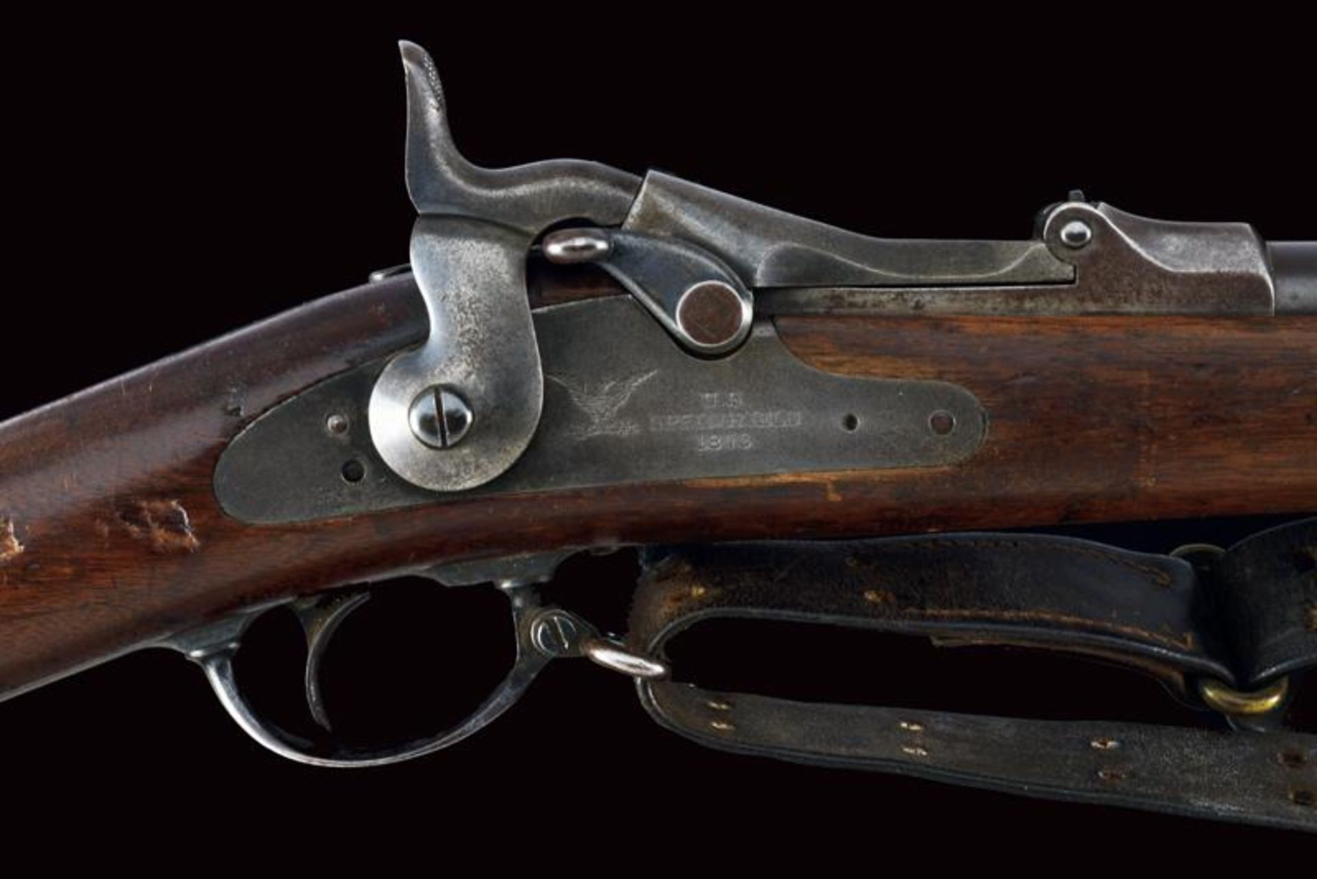 An 1873 model Springfield Trapdoor rifle - Bild 2 aus 11