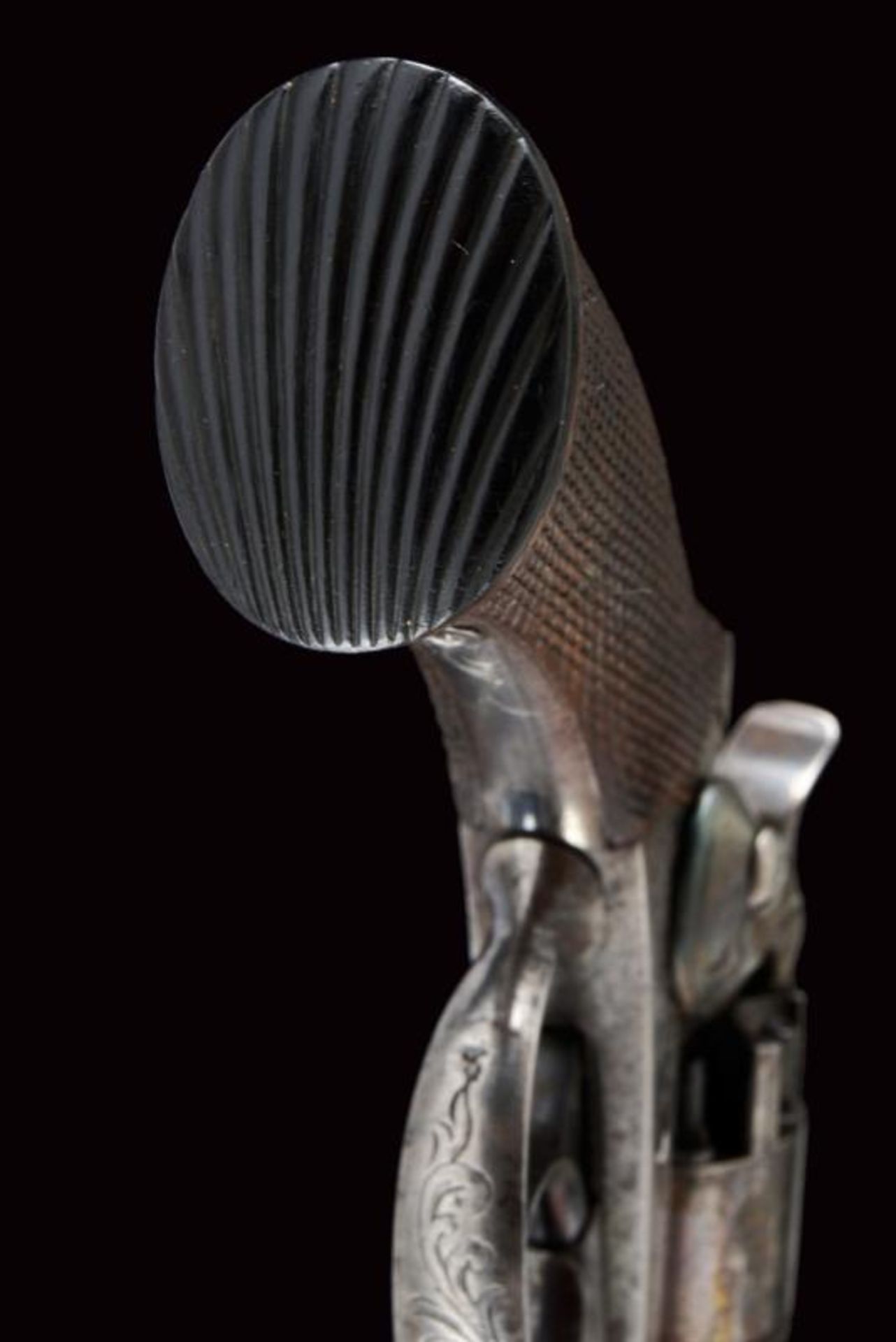 A rare Tranter system percussion revolver with small caliber - Image 3 of 5
