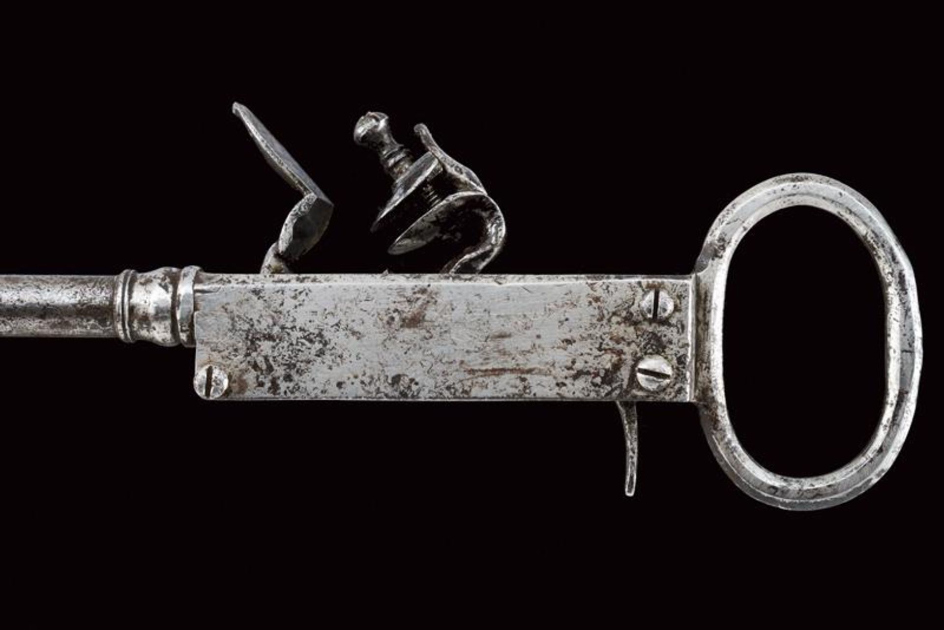 A rare key combined with a flintlock pistol - Bild 4 aus 4