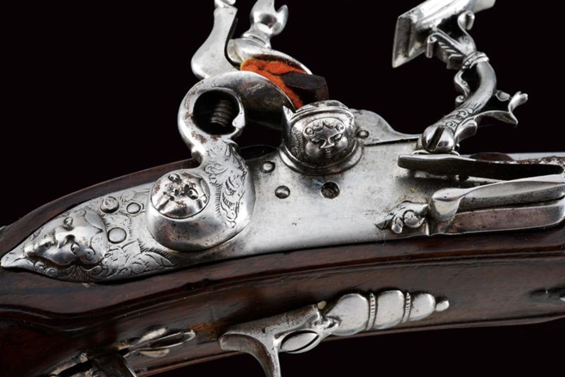 A fine snaphaunce flintlock pistol - Bild 2 aus 10