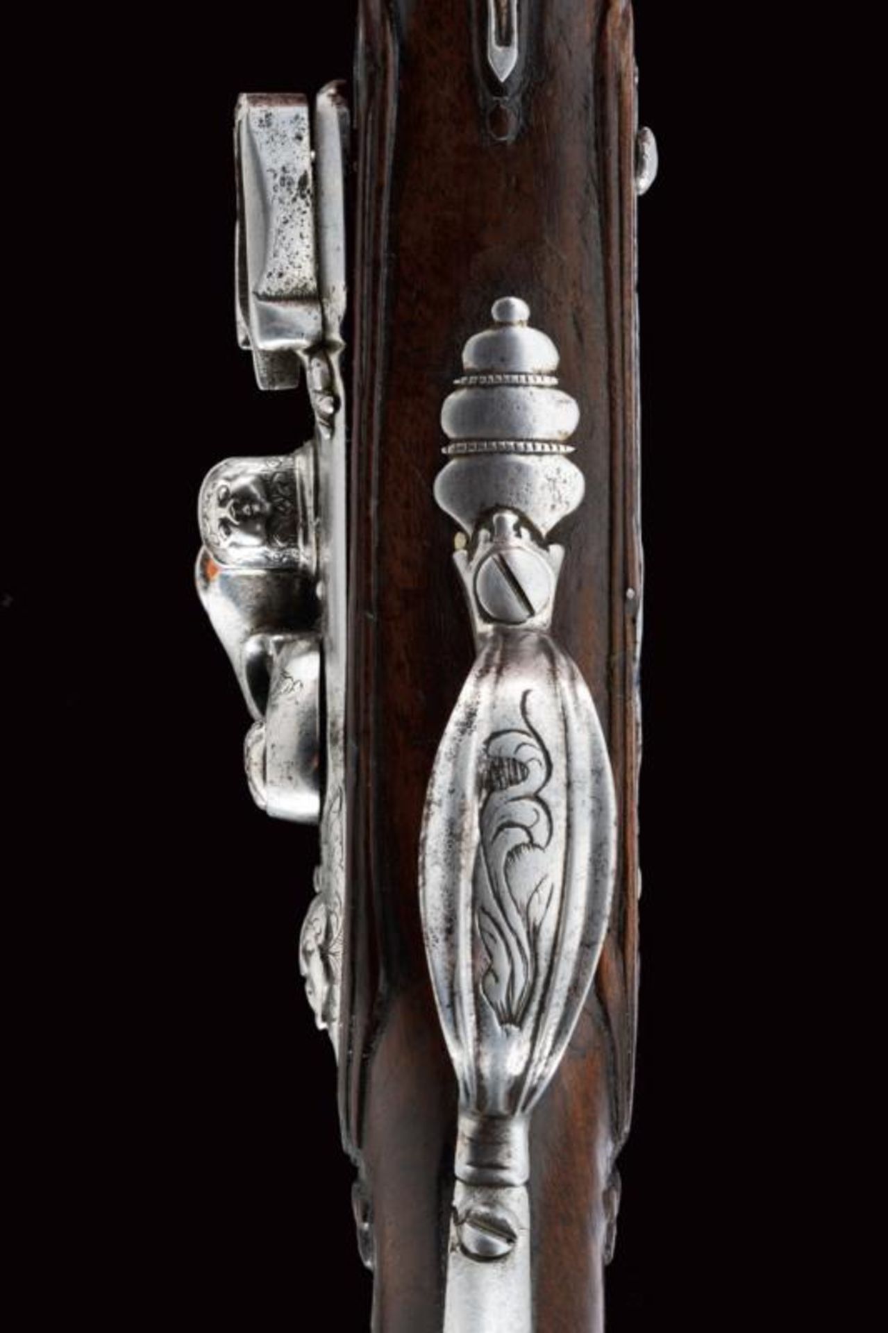 A fine snaphaunce flintlock pistol - Bild 8 aus 10