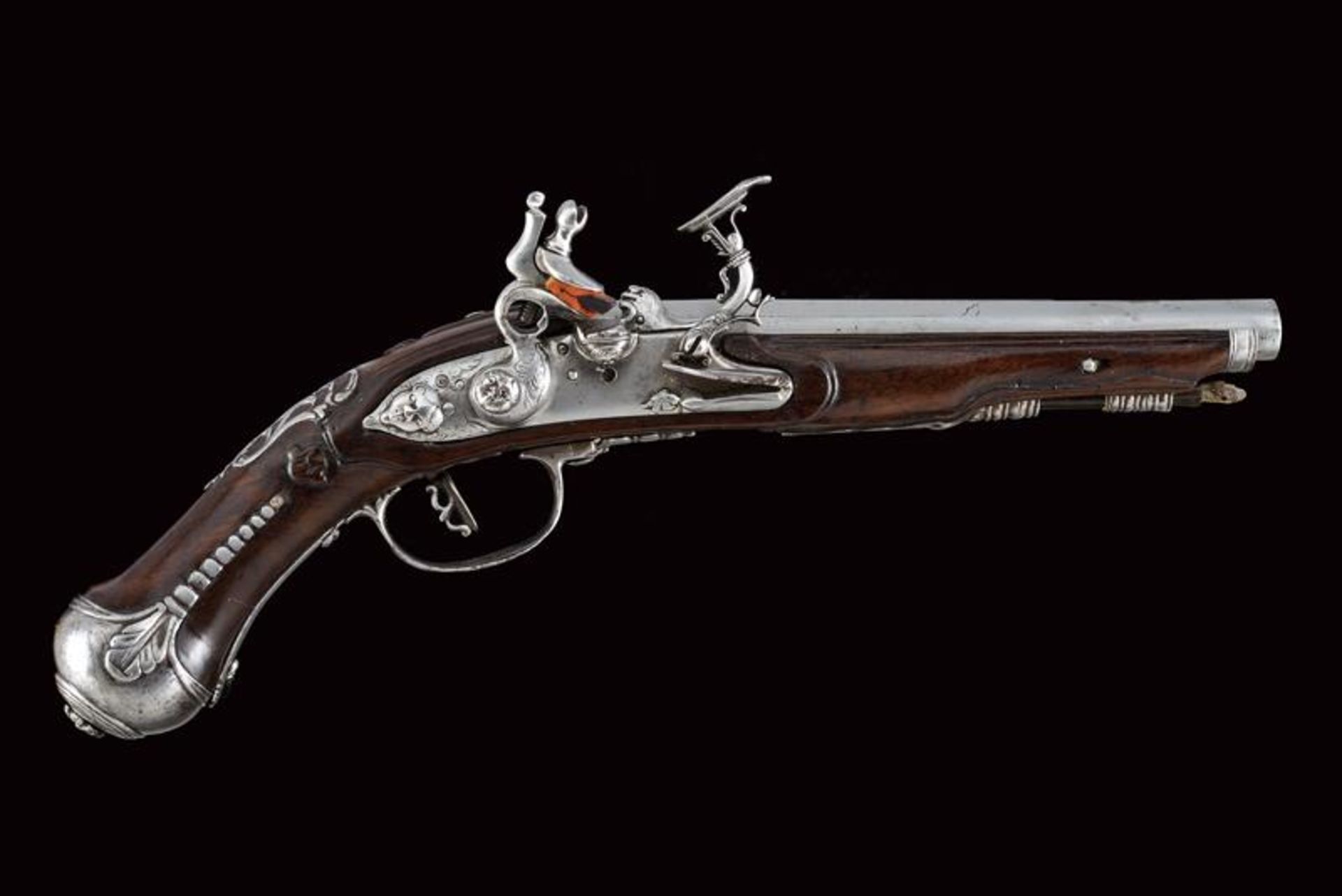 A fine snaphaunce flintlock pistol - Bild 10 aus 10