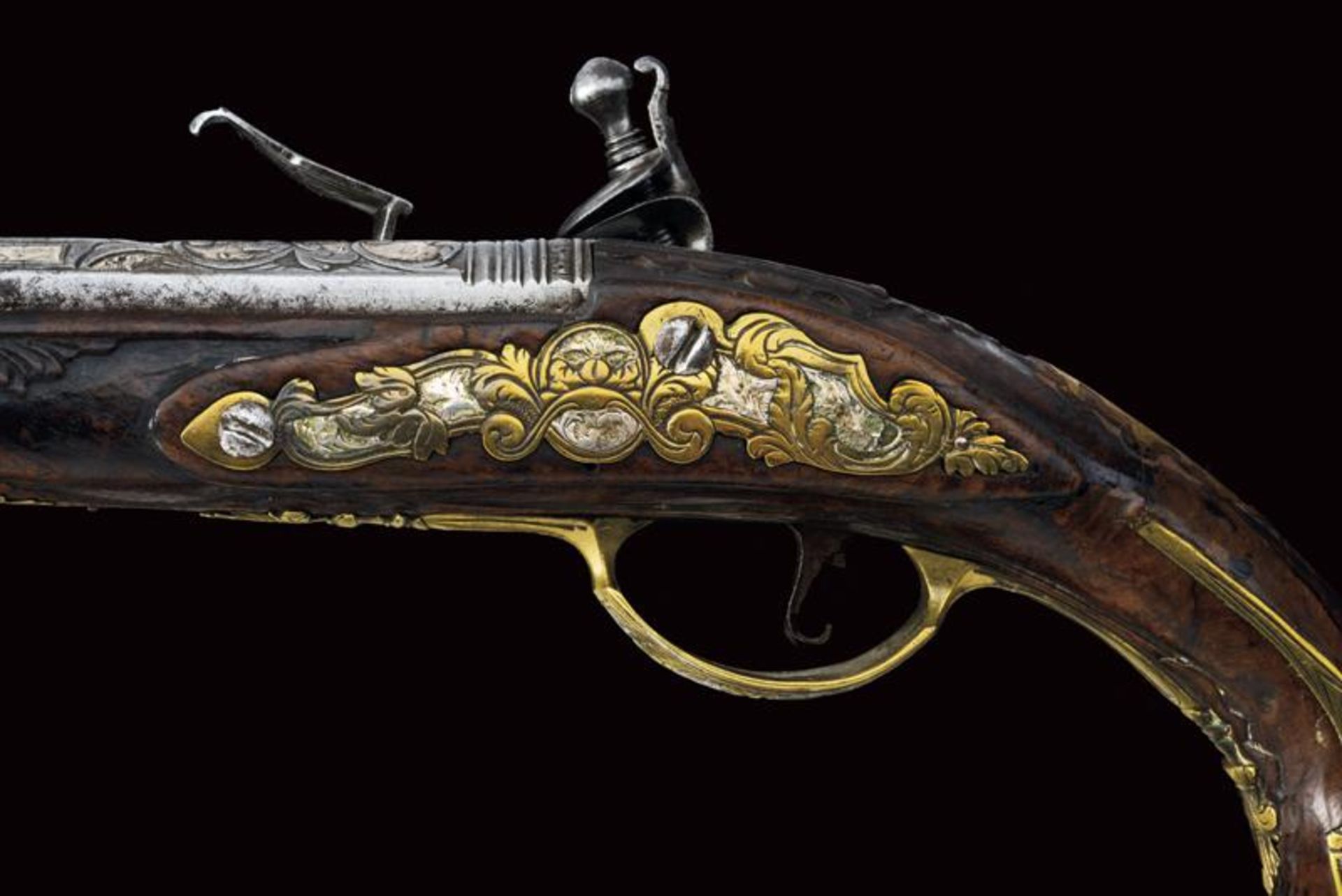 A pair of flintlock pistols by Angelo Bini - Bild 7 aus 7