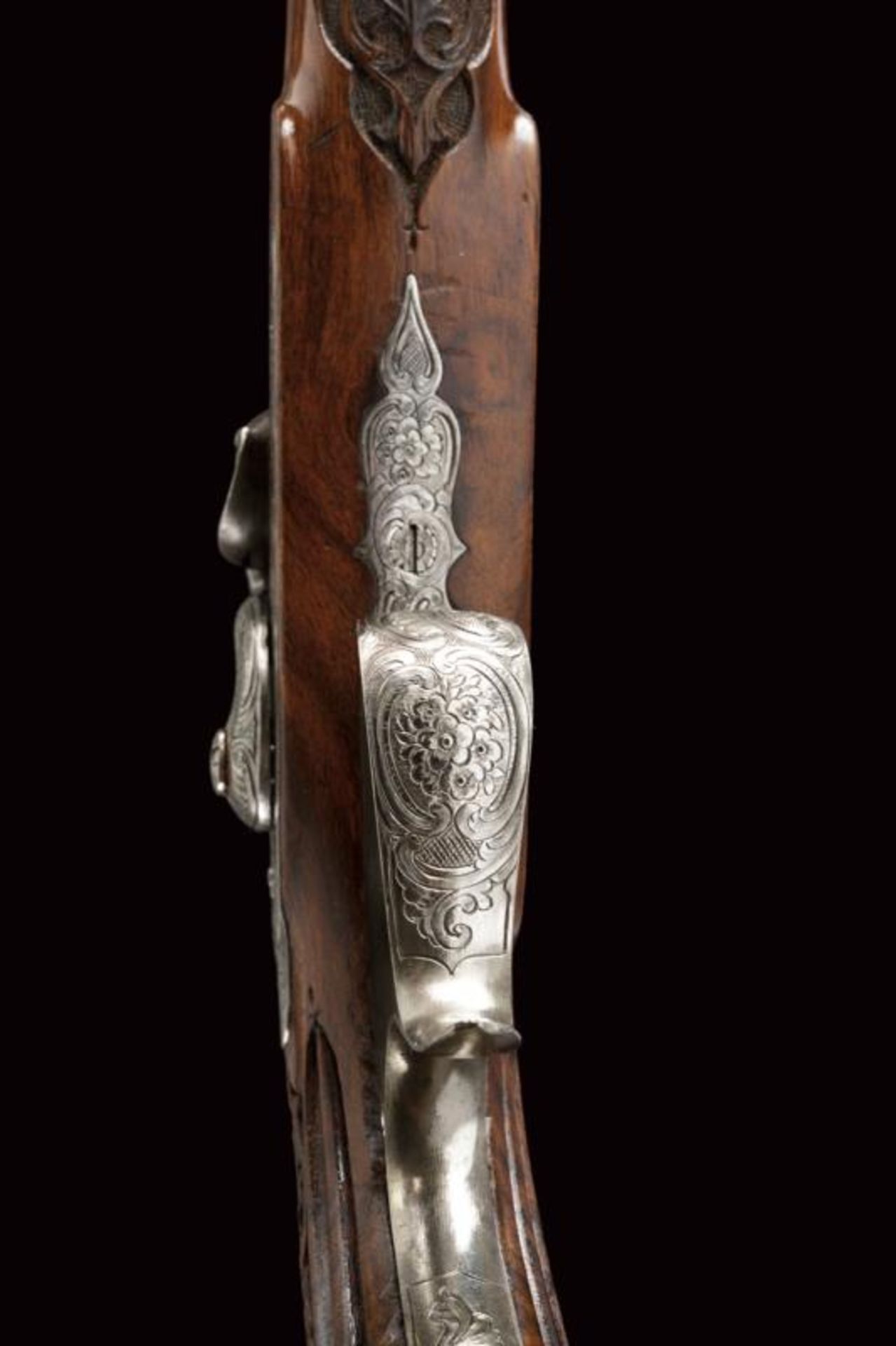 A fine pair of cased percussion pistols by Jaquet - Bild 10 aus 10