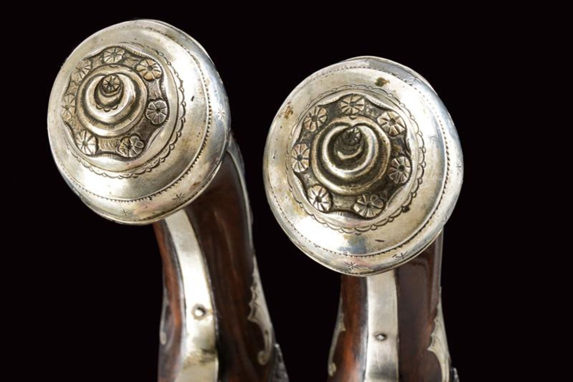 A beautiful pair of flintlock pistols by Lamotte Fils Aine for the Oriental market - Bild 8 aus 10