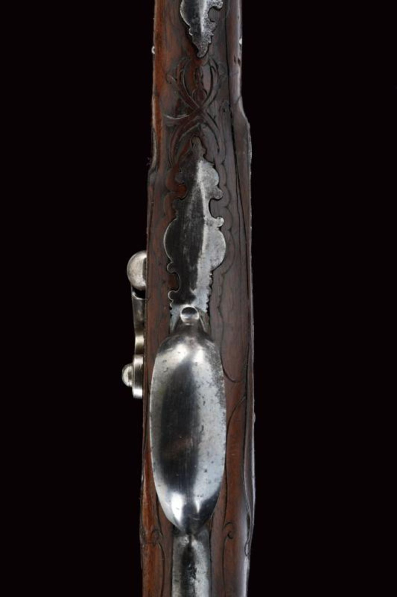 A fine pistol converted to percussion by Kuchenreuter and Stitz - Image 5 of 8