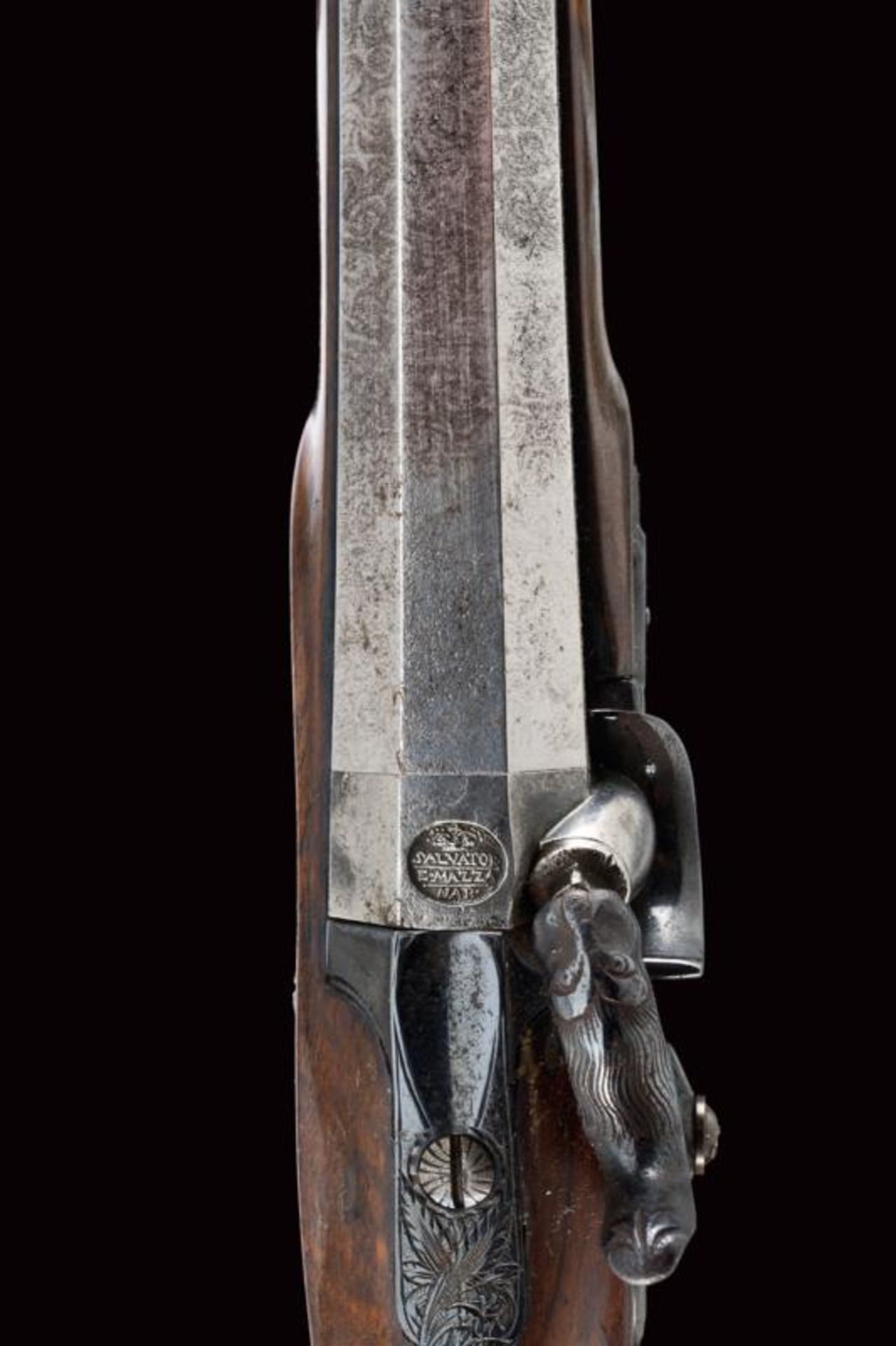 An officer's pistol converted to percussion, by Salvatore Mazza - Image 3 of 8