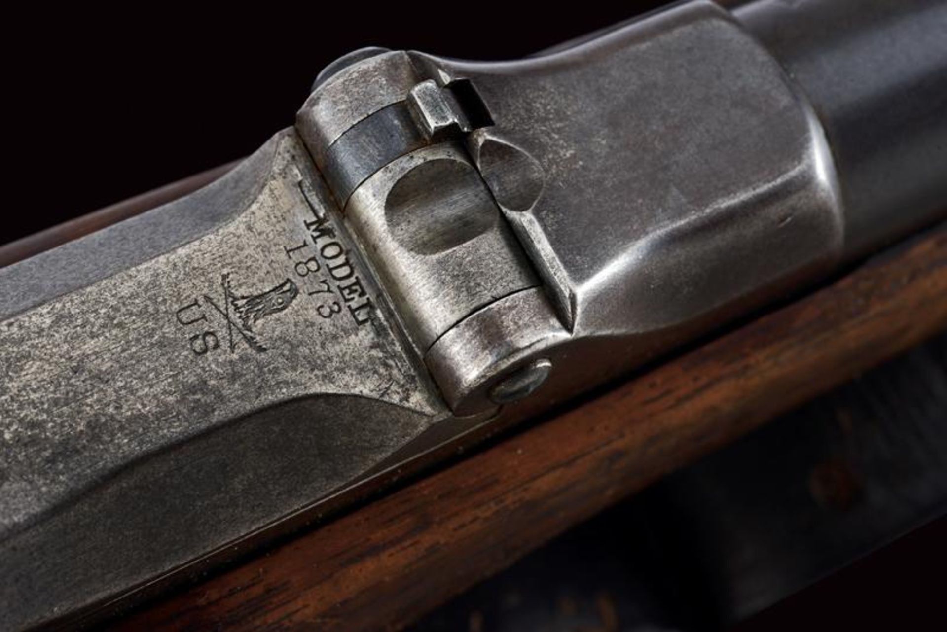 An 1873 model Springfield Trapdoor rifle - Bild 3 aus 11