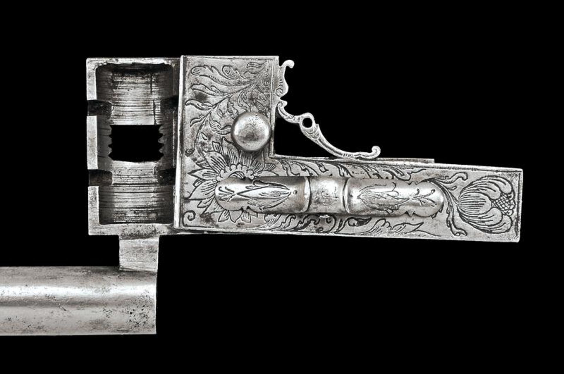 An extremely rare breechloading wheel-lock sporting carabine - Bild 6 aus 17