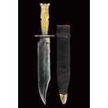 A rare Bowie type knife