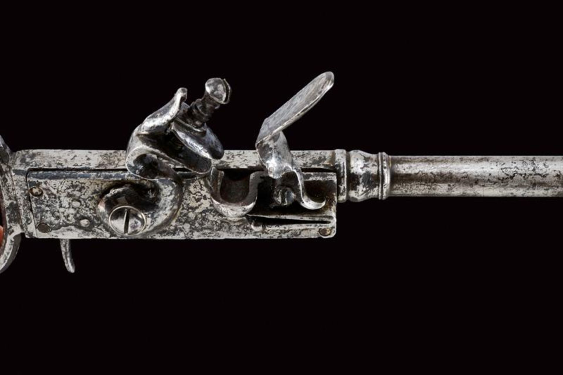 A rare key combined with a flintlock pistol - Bild 2 aus 4