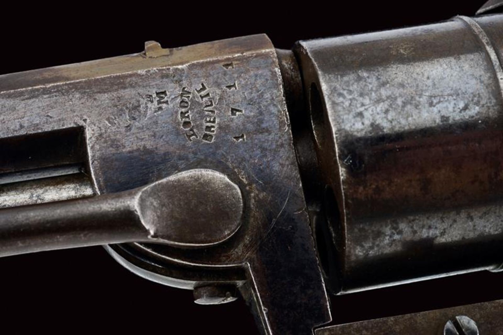 A rare Loron-system pin fire revolver - Image 4 of 5