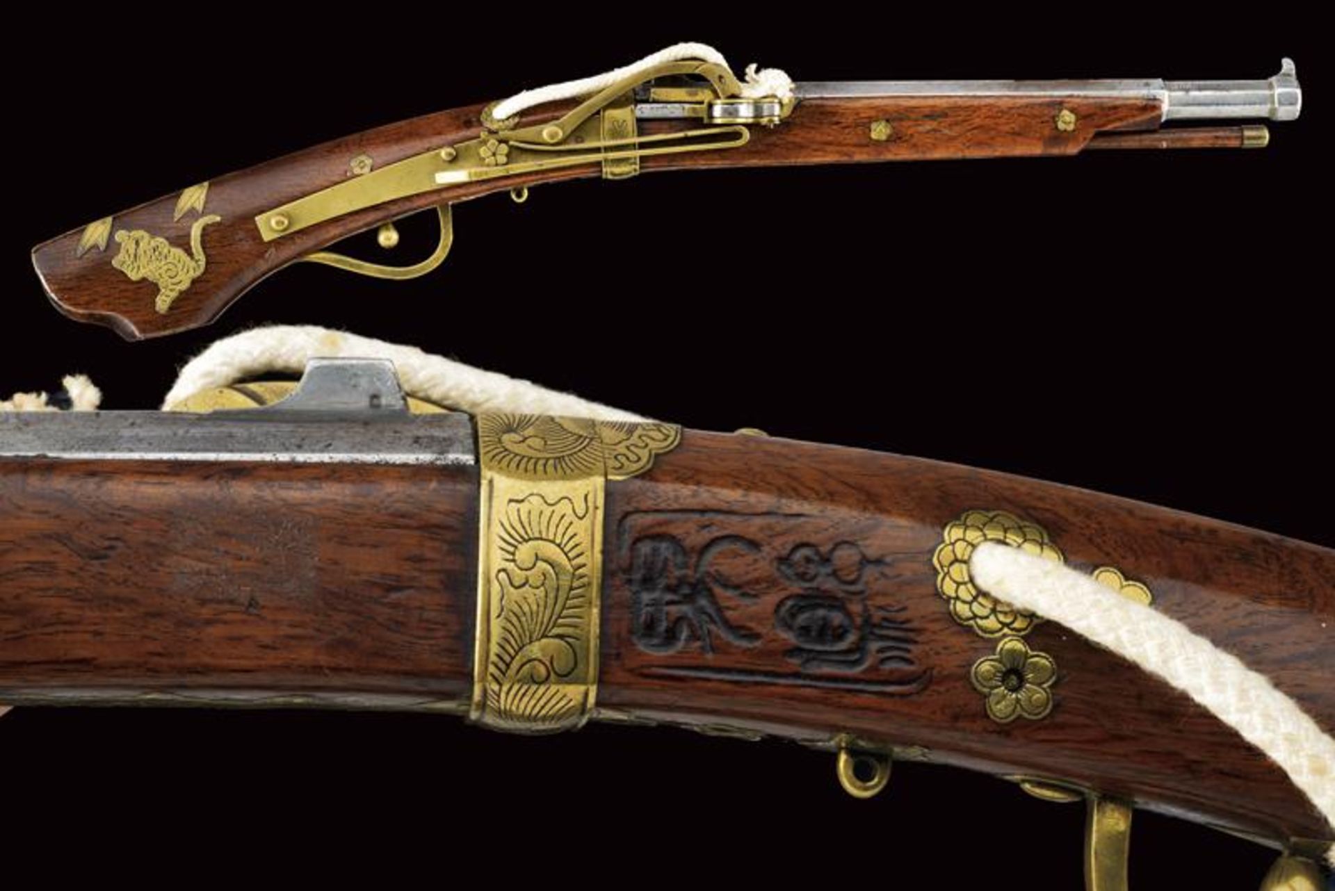 A tanegashima matchlock pistol