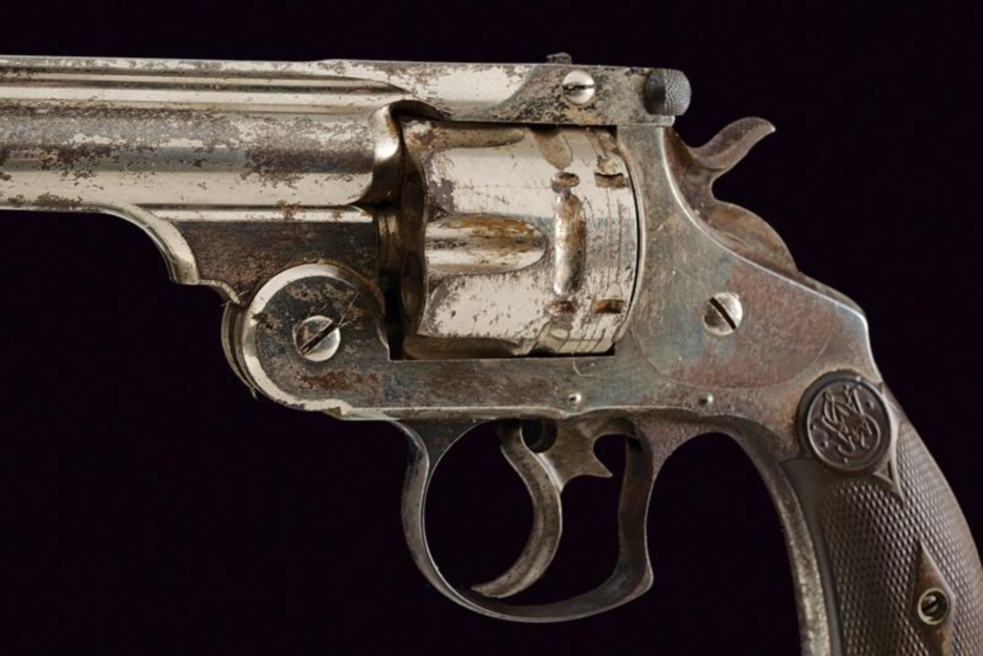 An S&W 44 Double Action First Model Revolver - Bild 2 aus 3