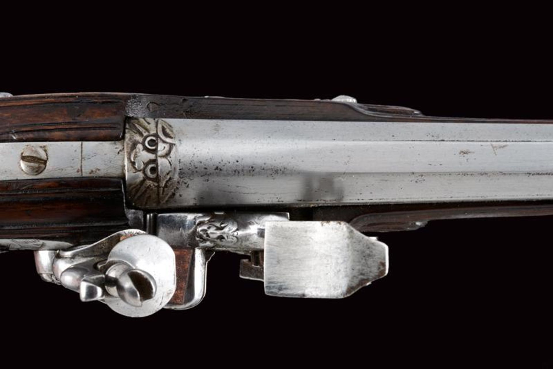 A fine snaphaunce flintlock pistol - Bild 6 aus 10