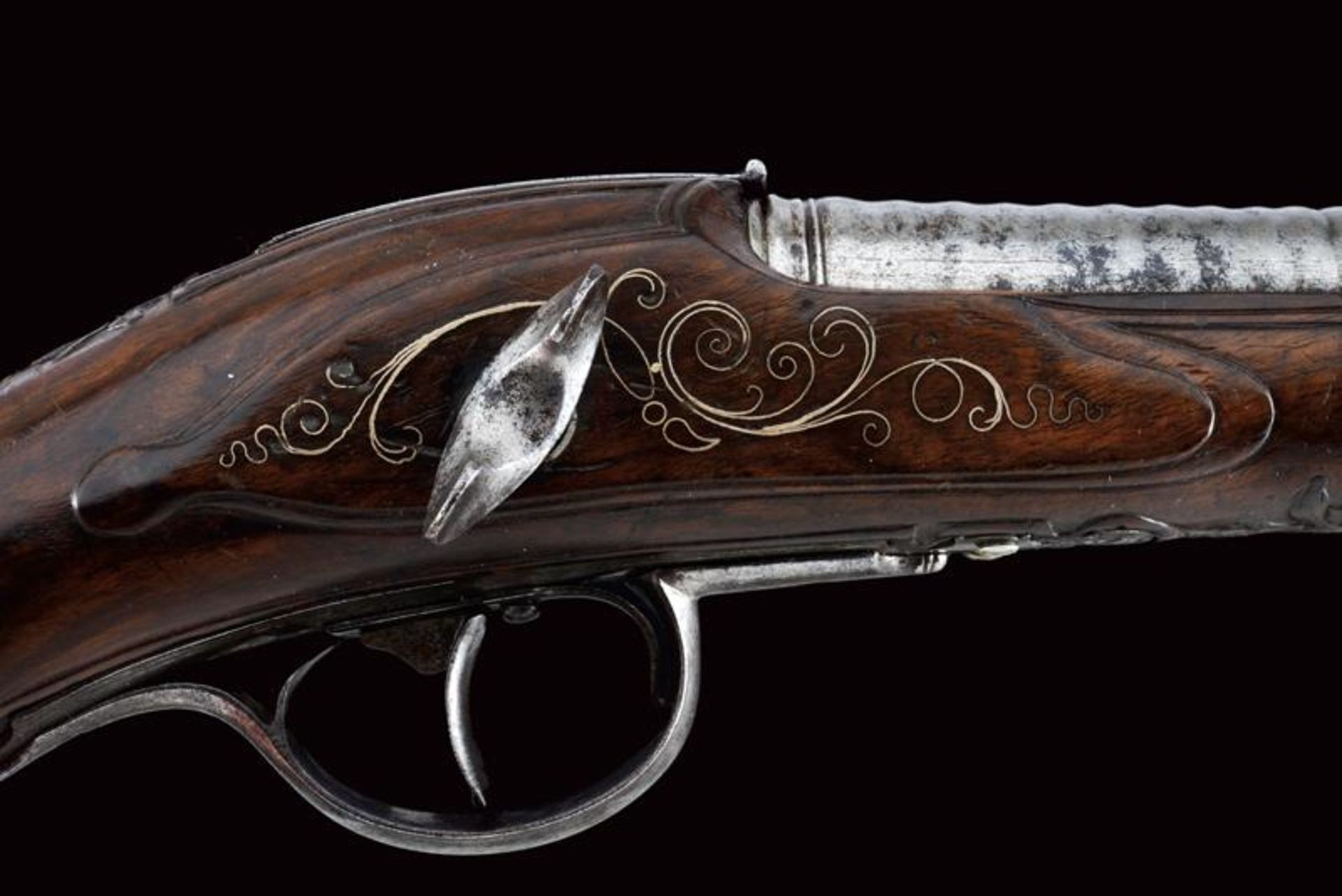 A very rare flintlock pistol with inner mechanism - Bild 4 aus 12