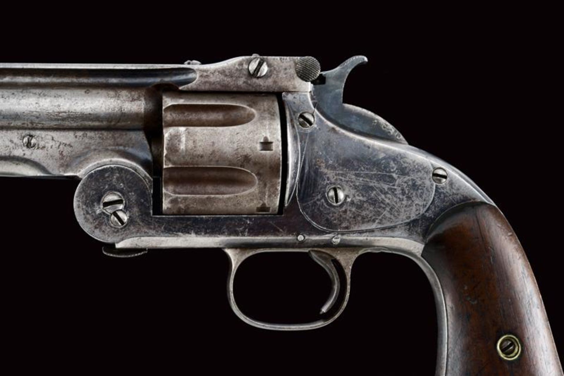 A rare S&W Model 3 Russian First Model revolver (Old Old Model Russian) - Image 3 of 6