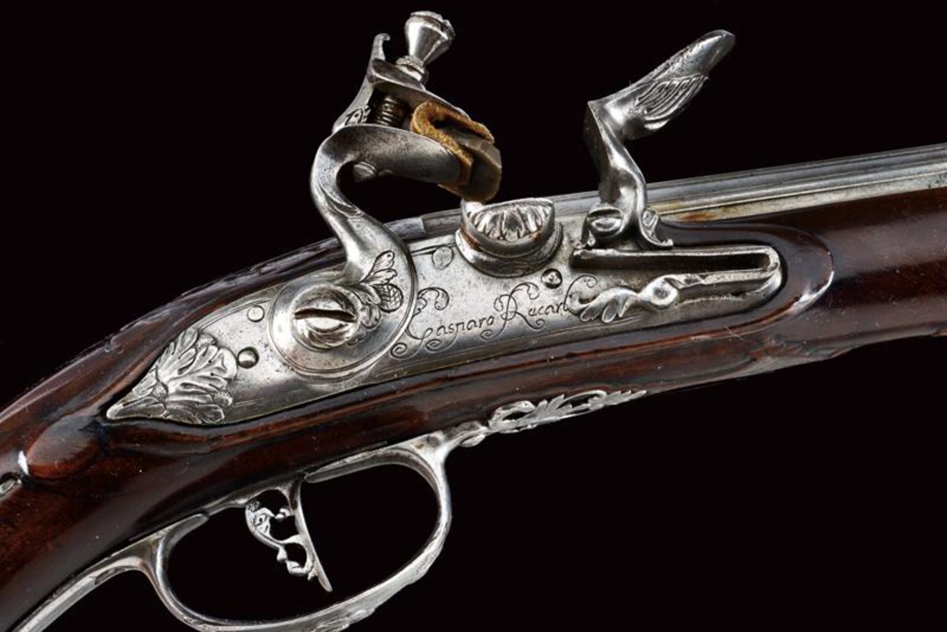 A pair of flintlock pistols by Gasparo Recalboni - Bild 2 aus 7