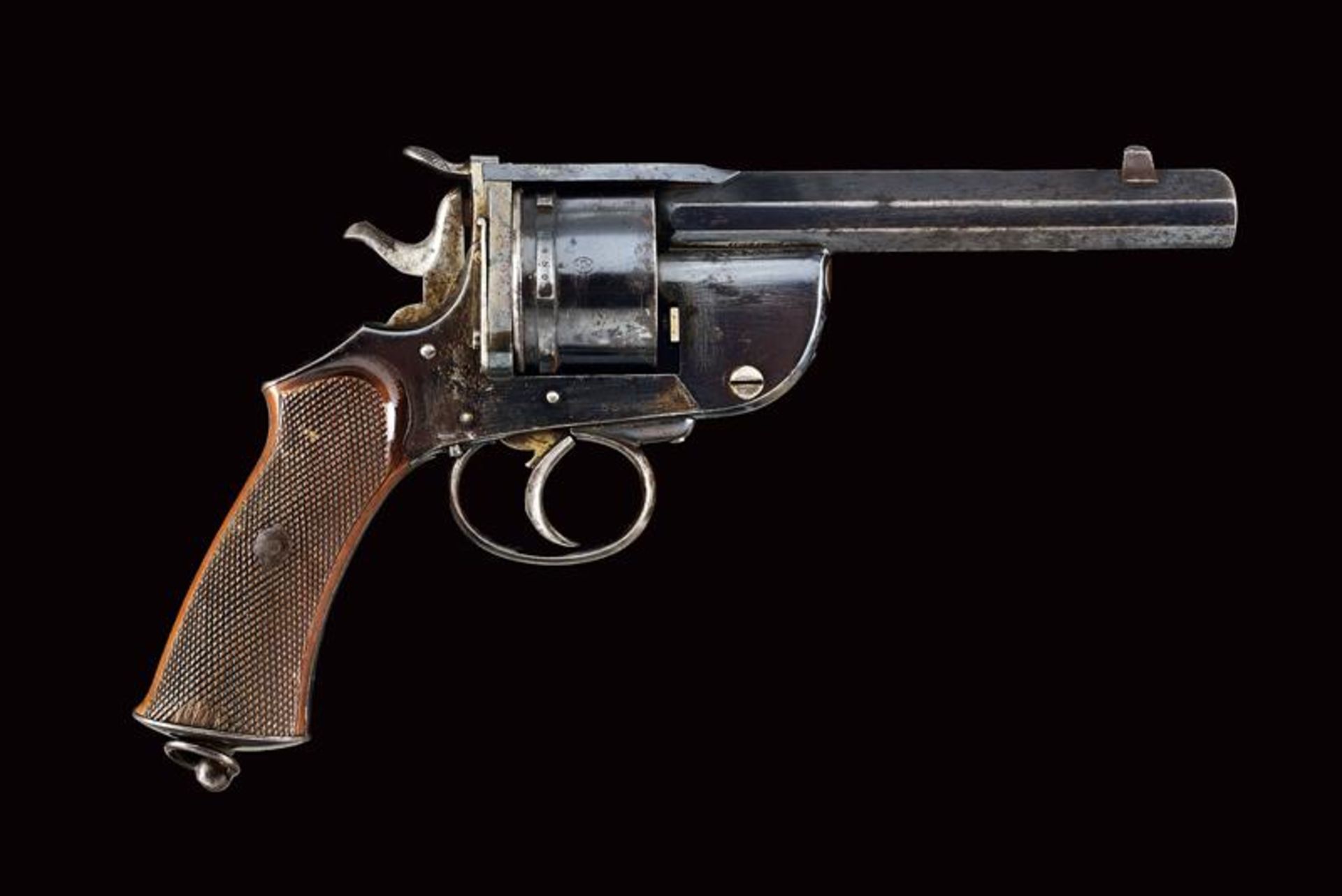 A Lefaux center-fire revolver
