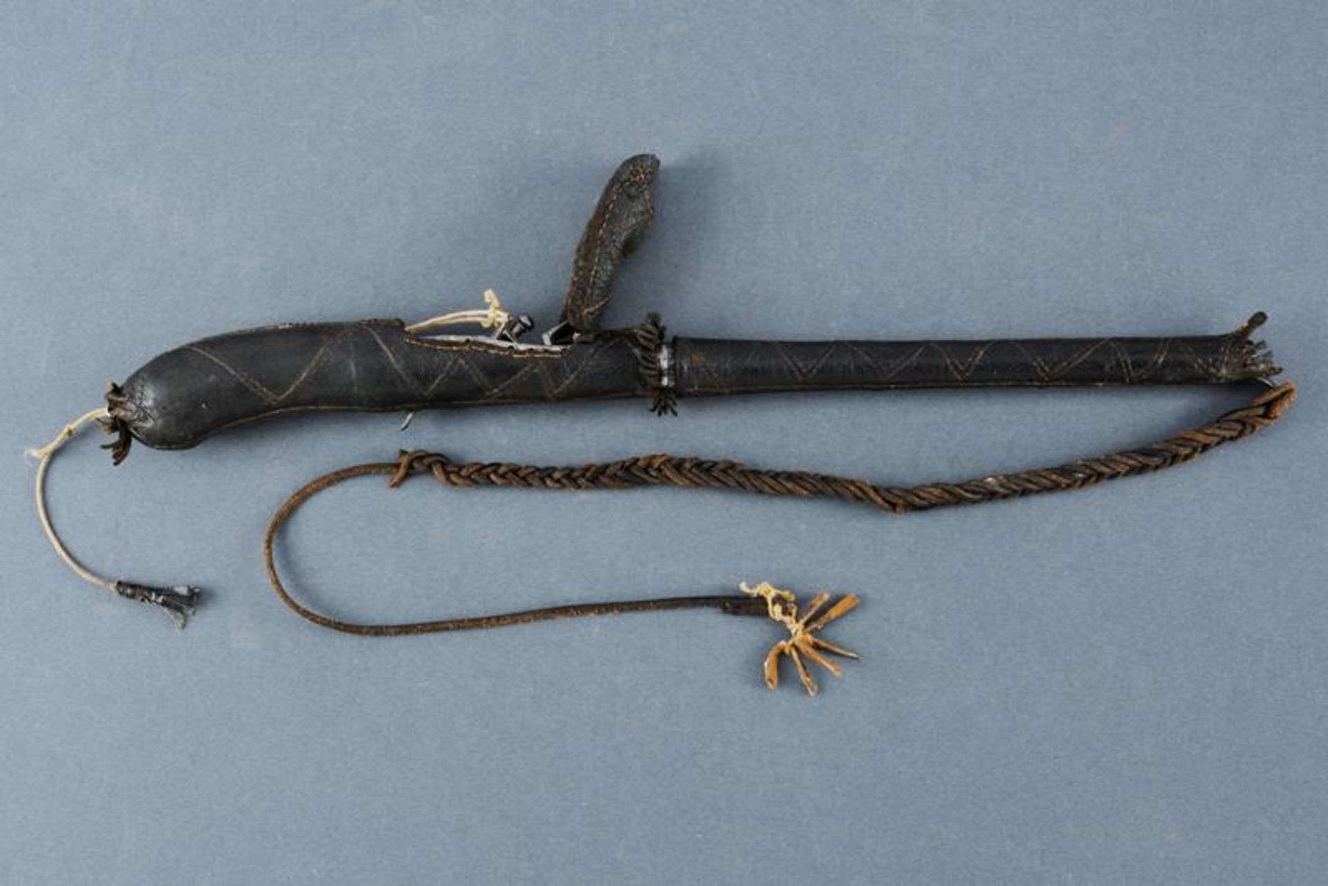 A rare horse whip with flintlock pistol - Bild 7 aus 7