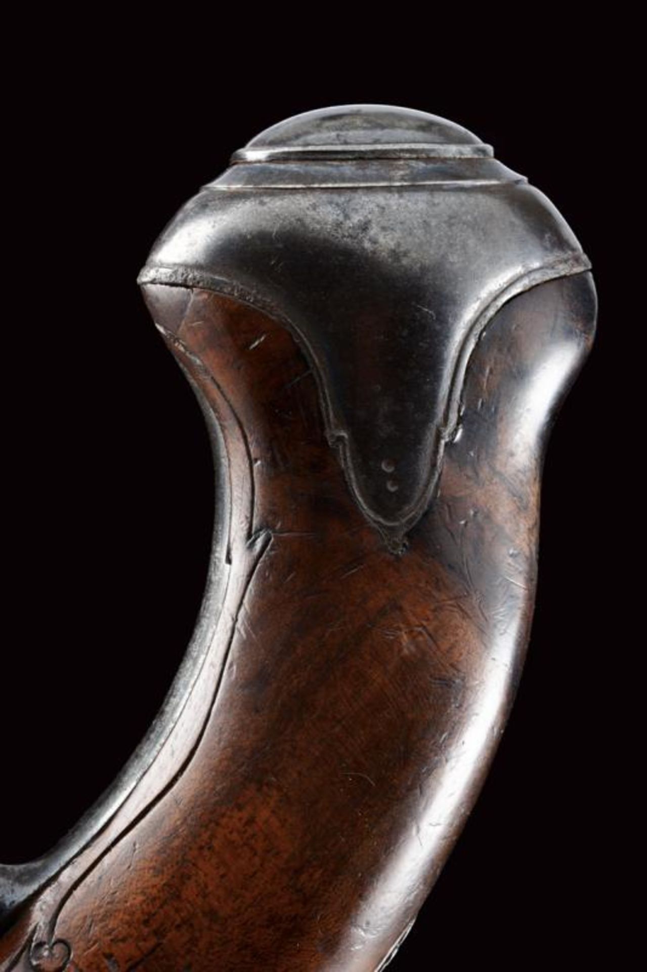 A fine pistol converted to percussion by Kuchenreuter and Stitz - Image 8 of 8