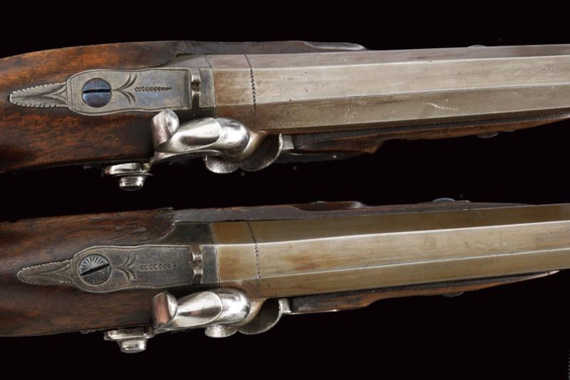 A pair of officer's percussion pistols - Bild 3 aus 6