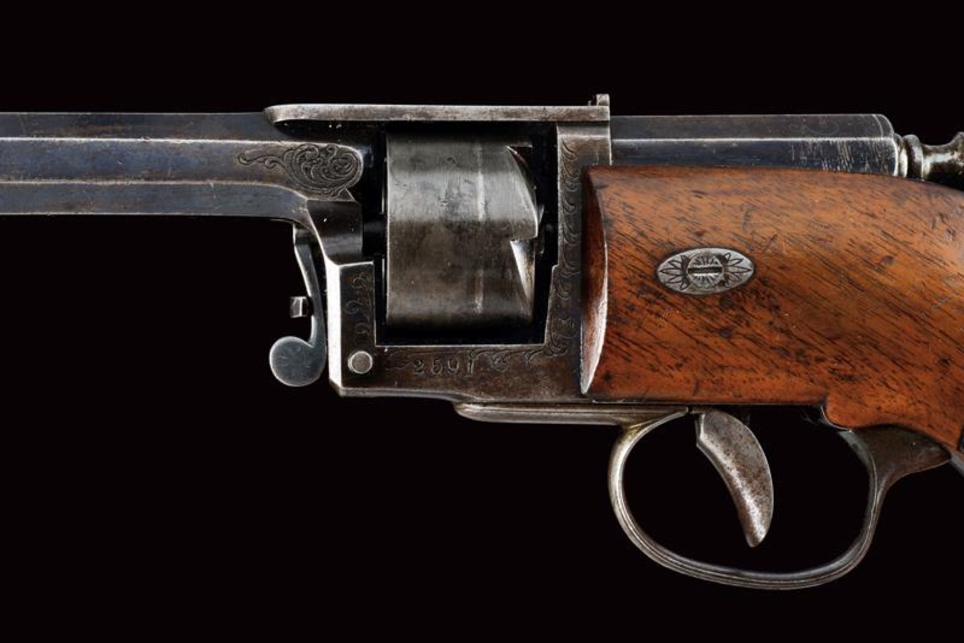 A rare Dreyse needle-fire revolver - Bild 4 aus 9