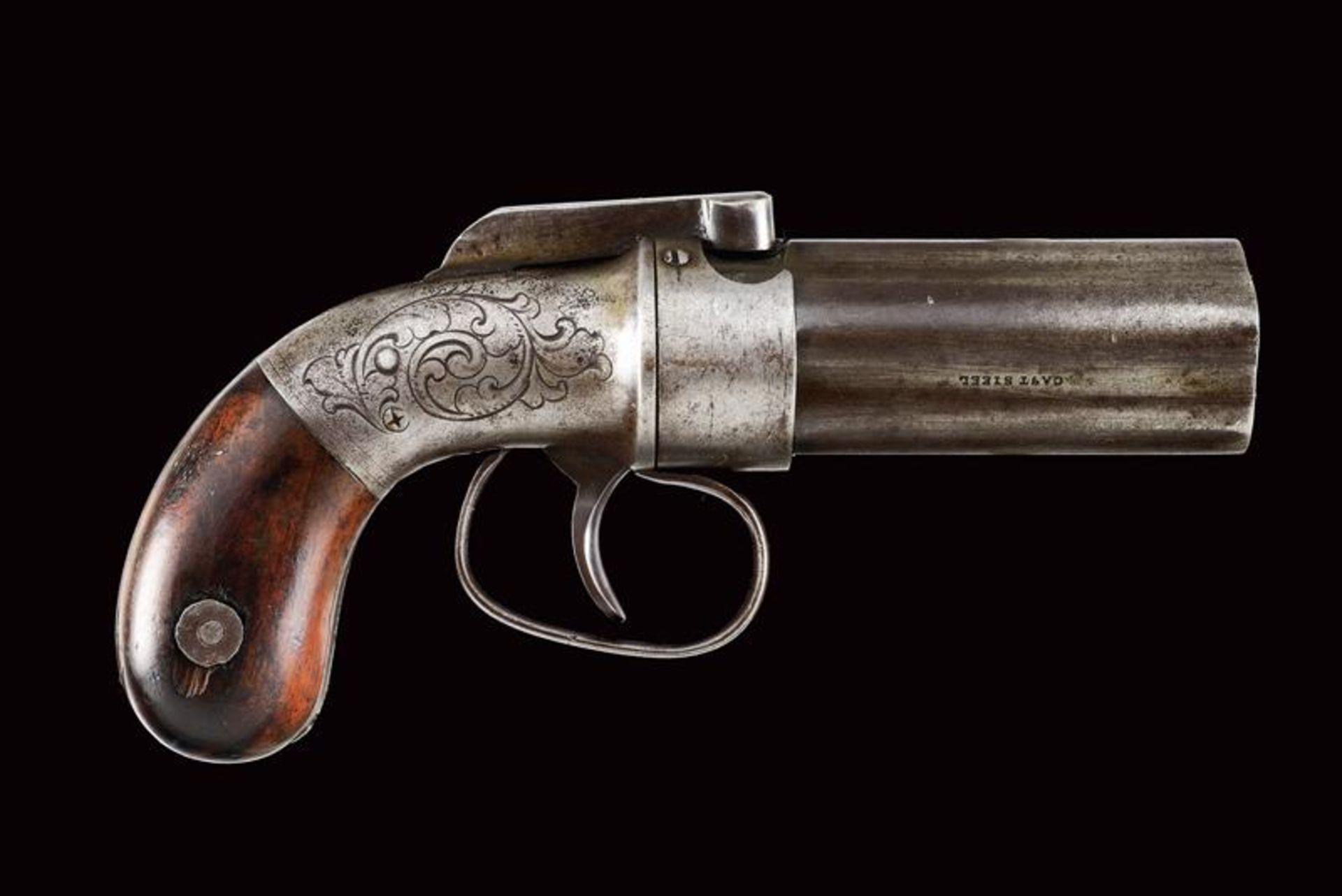 A percussion pepperbox revolver by Manhattan F. A. MFG.CO. - Image 5 of 5