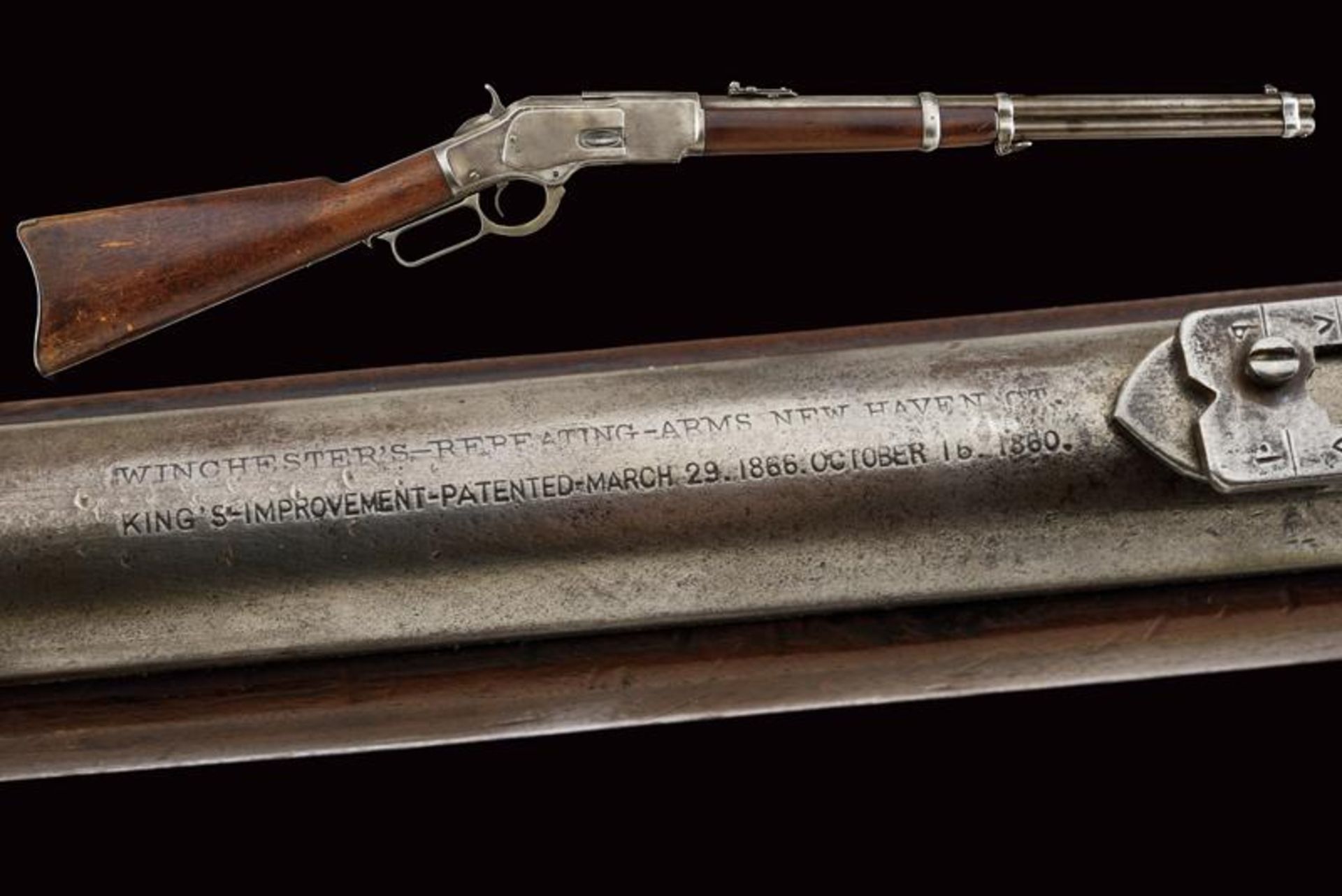 A Winchester 1873 model Carbine