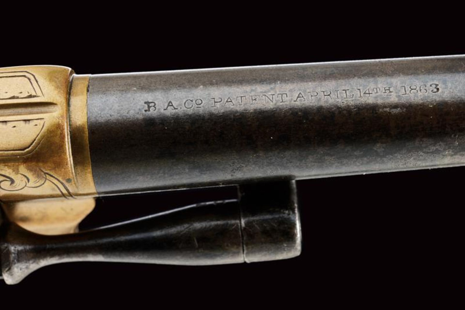 A Slocum Frontloading Pocket Revolver - Image 5 of 7