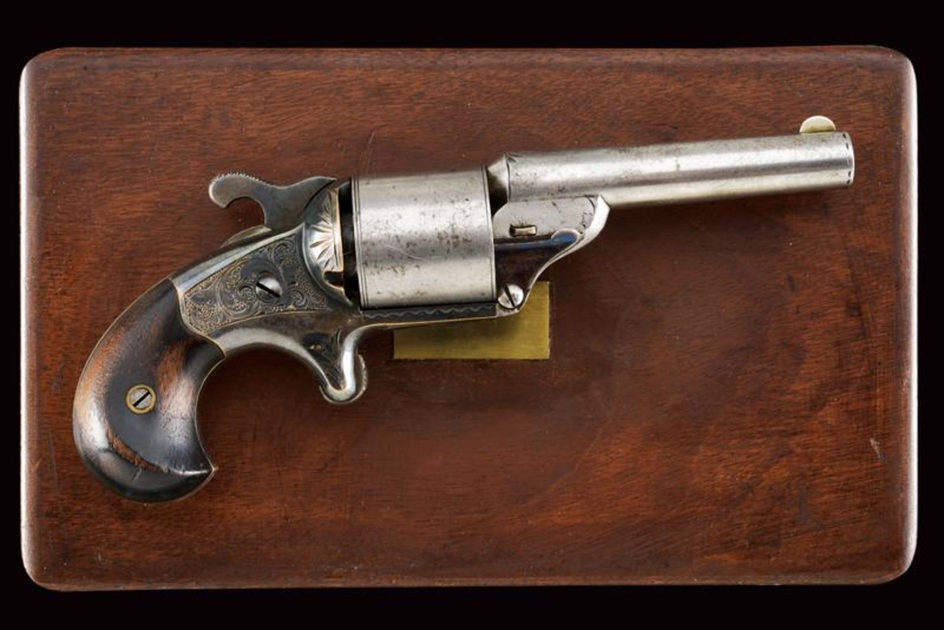 A cased Moore's Patent Firearms Co. Front Loading Revolver - Image 2 of 7
