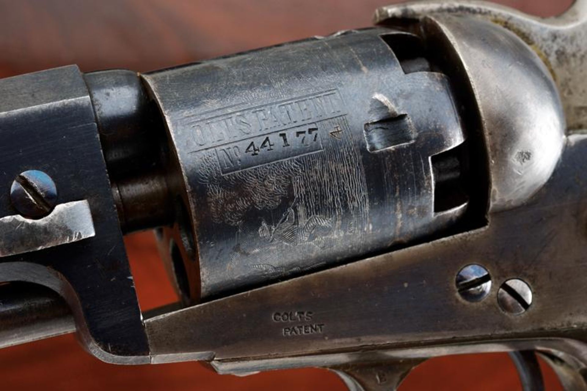 A Colt Model 1849 Pcoket Revolver with case - Image 9 of 9